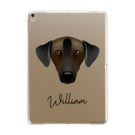Sloughi Personalised Apple iPad Gold Case