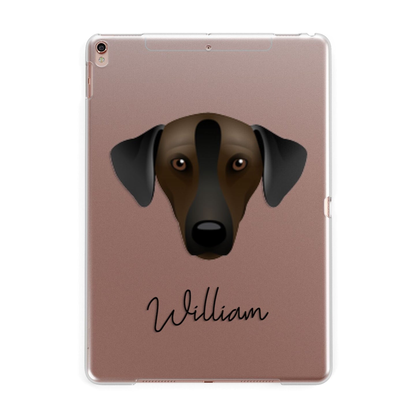 Sloughi Personalised Apple iPad Rose Gold Case