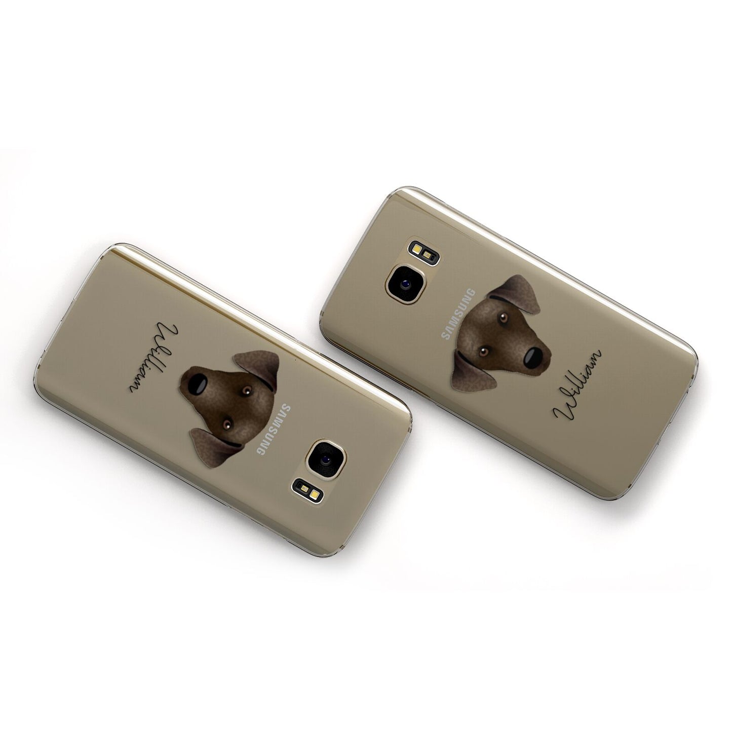 Sloughi Personalised Samsung Galaxy Case Flat Overview