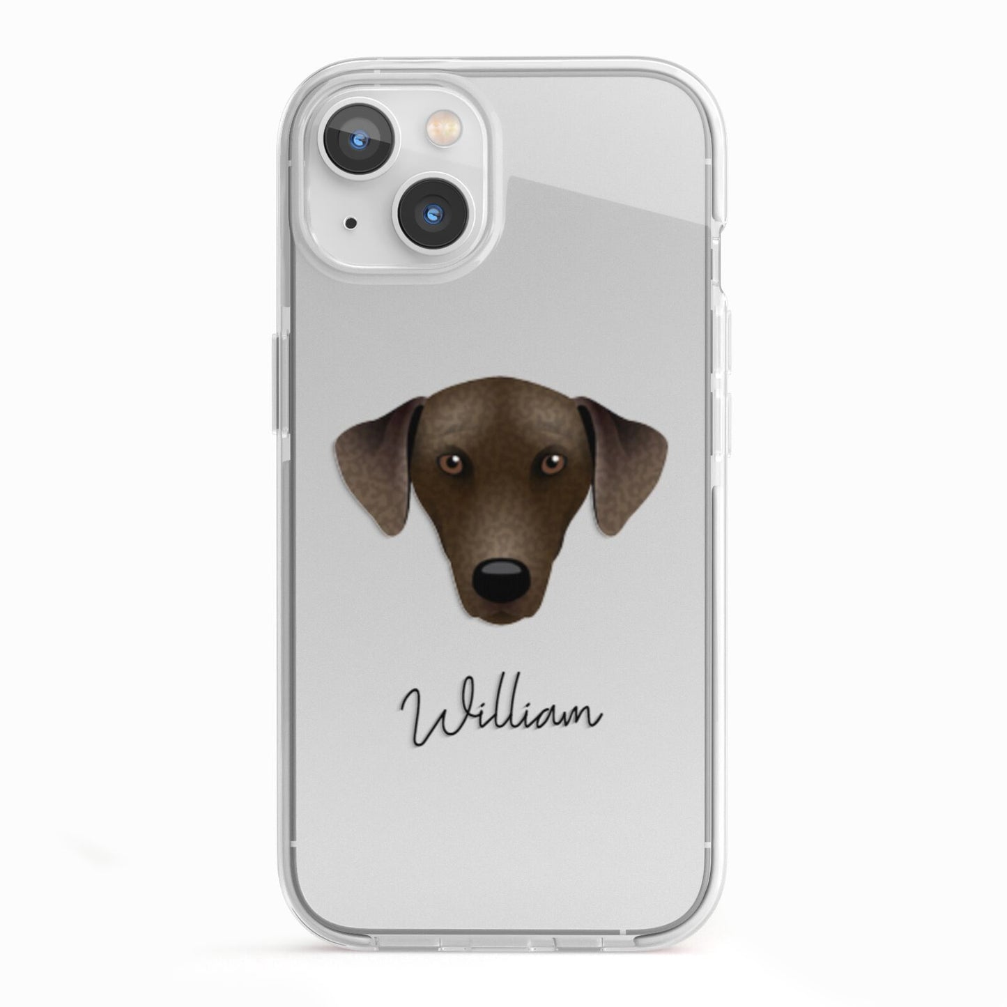 Sloughi Personalised iPhone 13 TPU Impact Case with White Edges