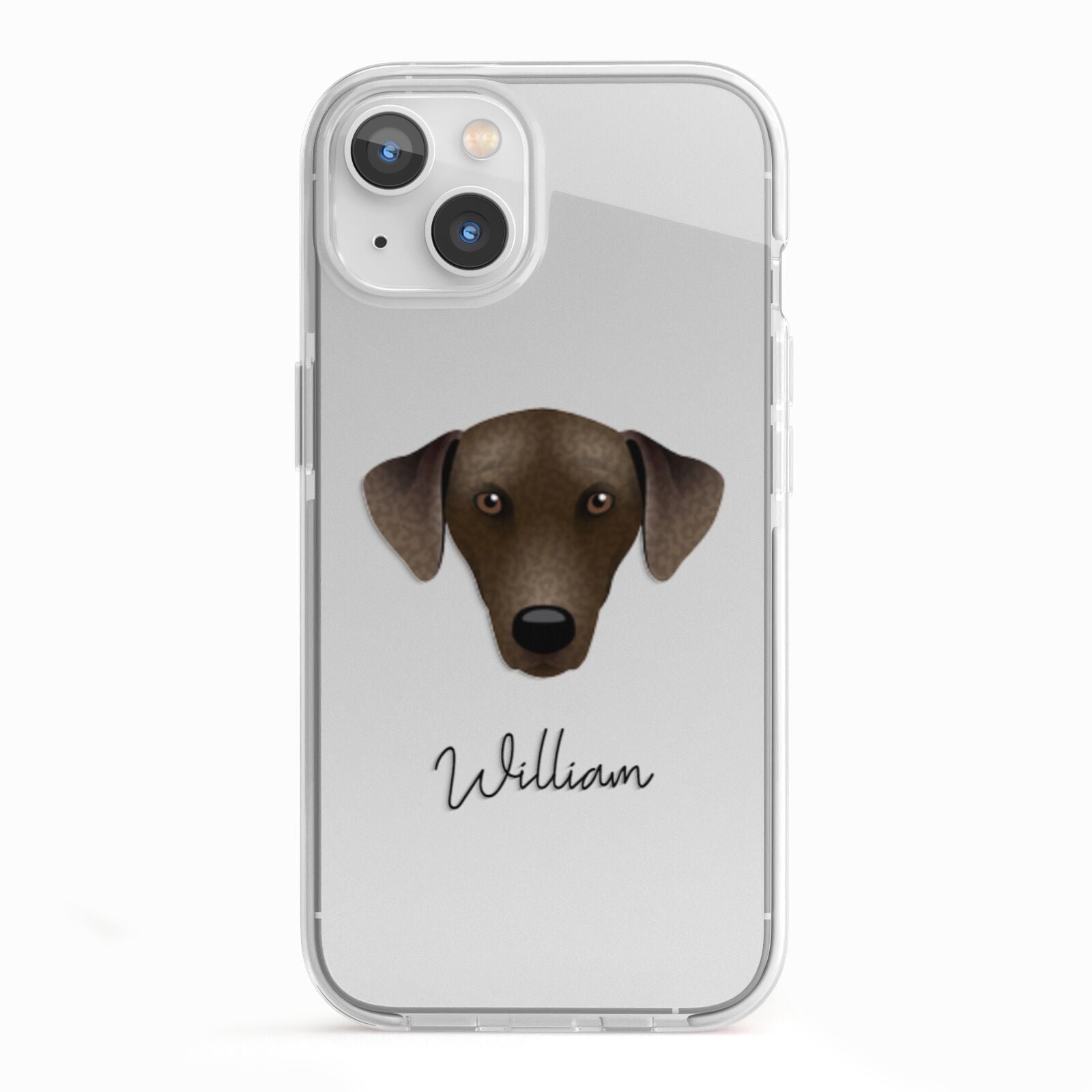 Sloughi Personalised iPhone 13 TPU Impact Case with White Edges