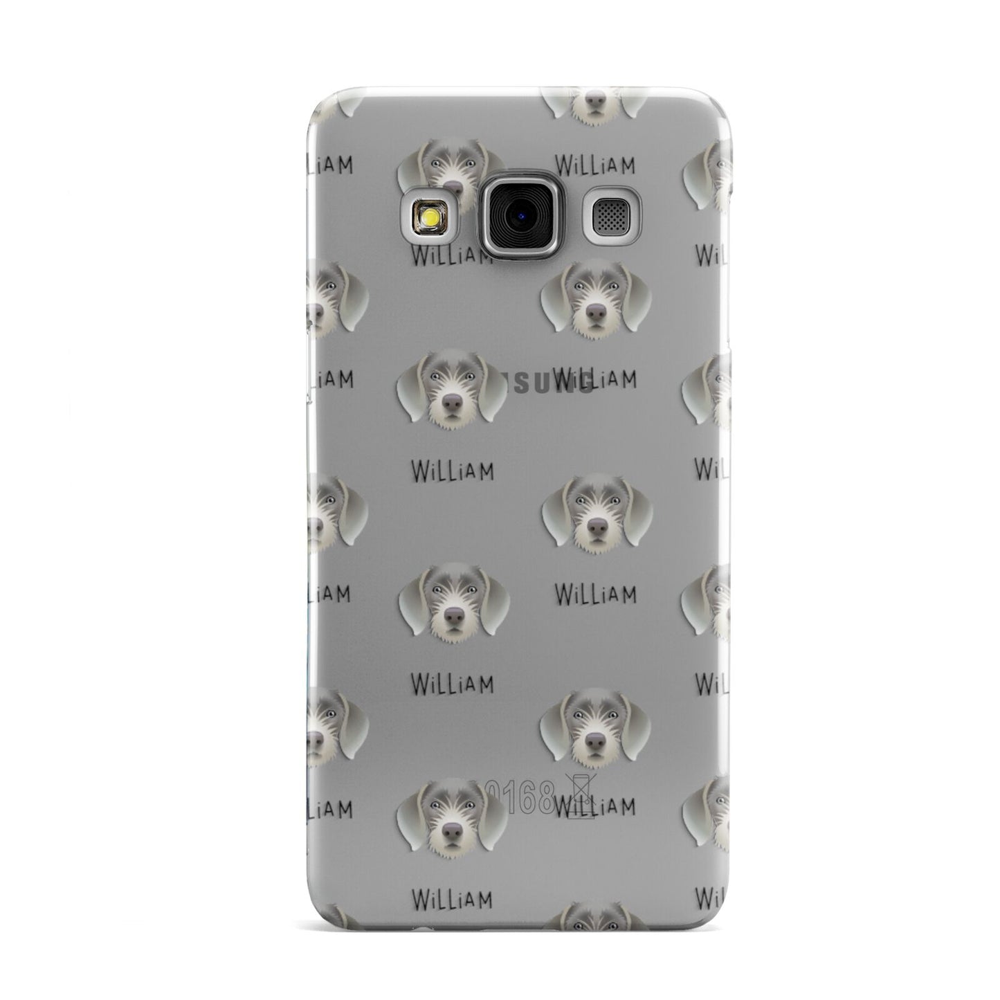Slovakian Rough Haired Pointer Icon with Name Samsung Galaxy A3 Case