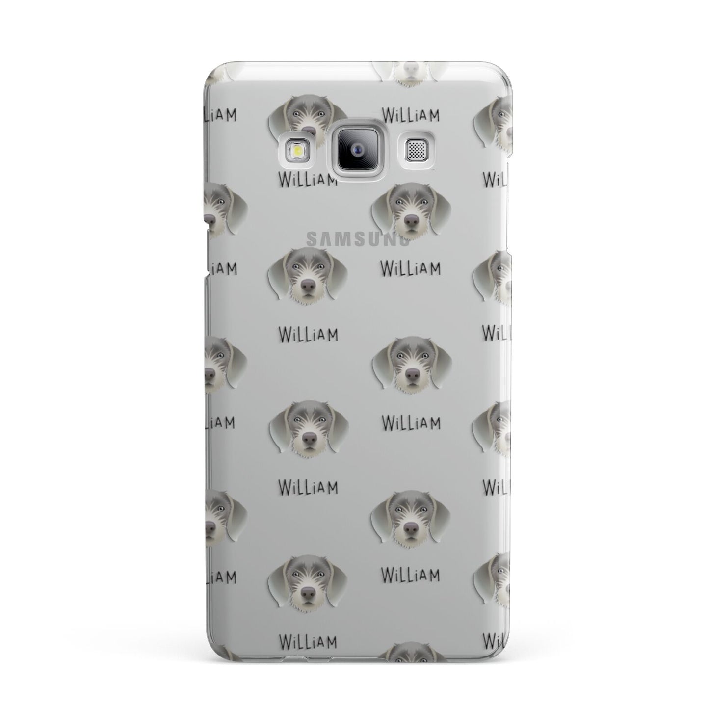 Slovakian Rough Haired Pointer Icon with Name Samsung Galaxy A7 2015 Case