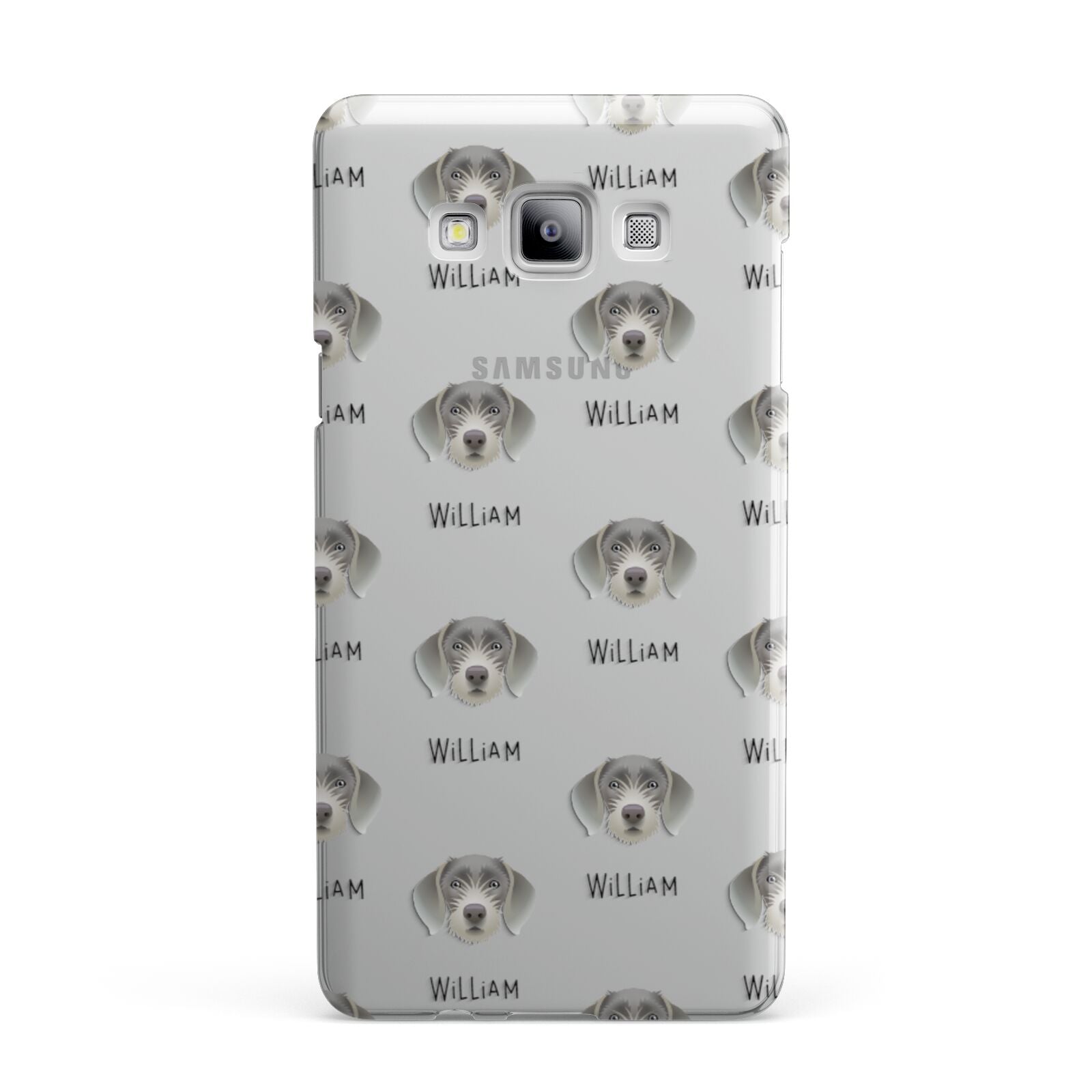 Slovakian Rough Haired Pointer Icon with Name Samsung Galaxy A7 2015 Case