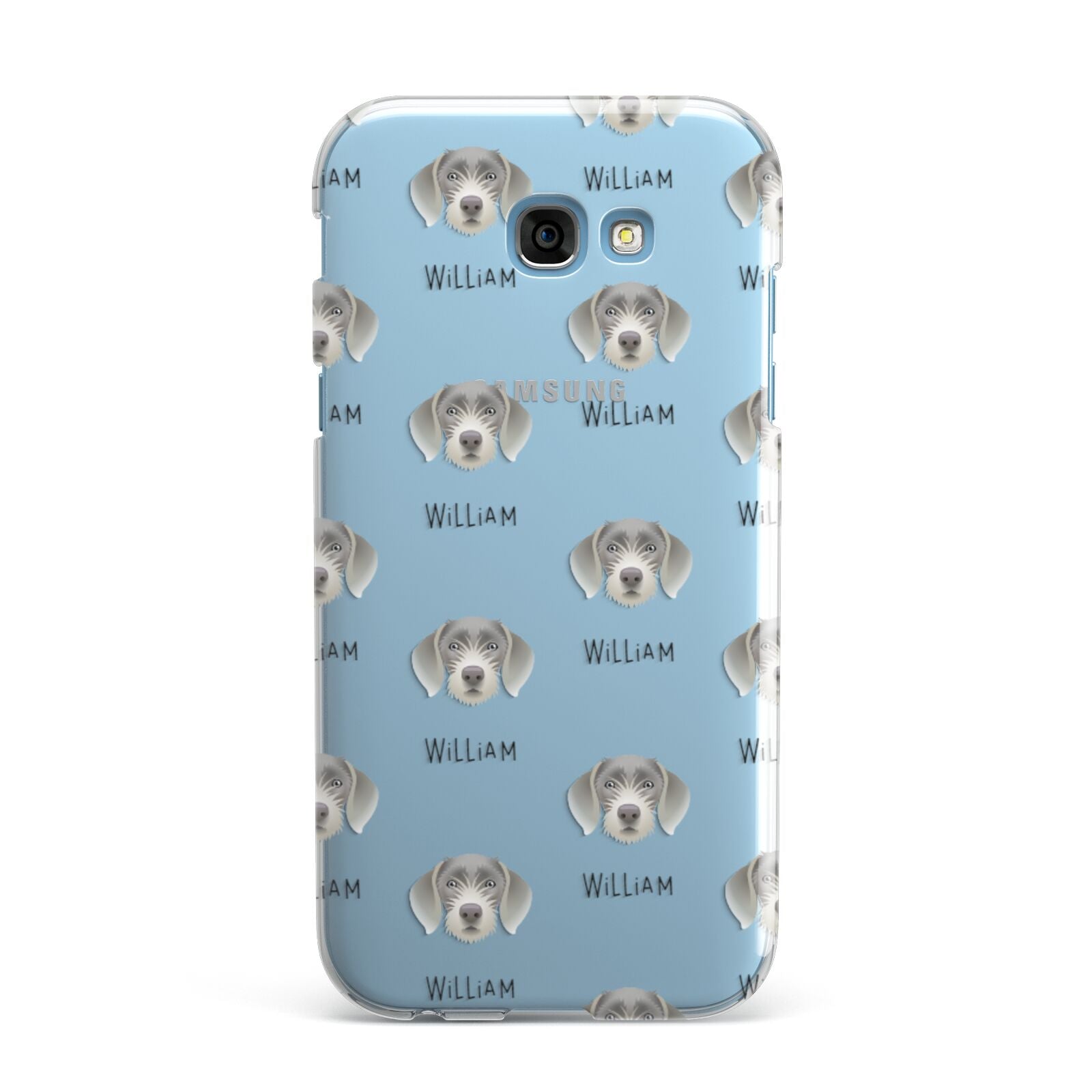 Slovakian Rough Haired Pointer Icon with Name Samsung Galaxy A7 2017 Case