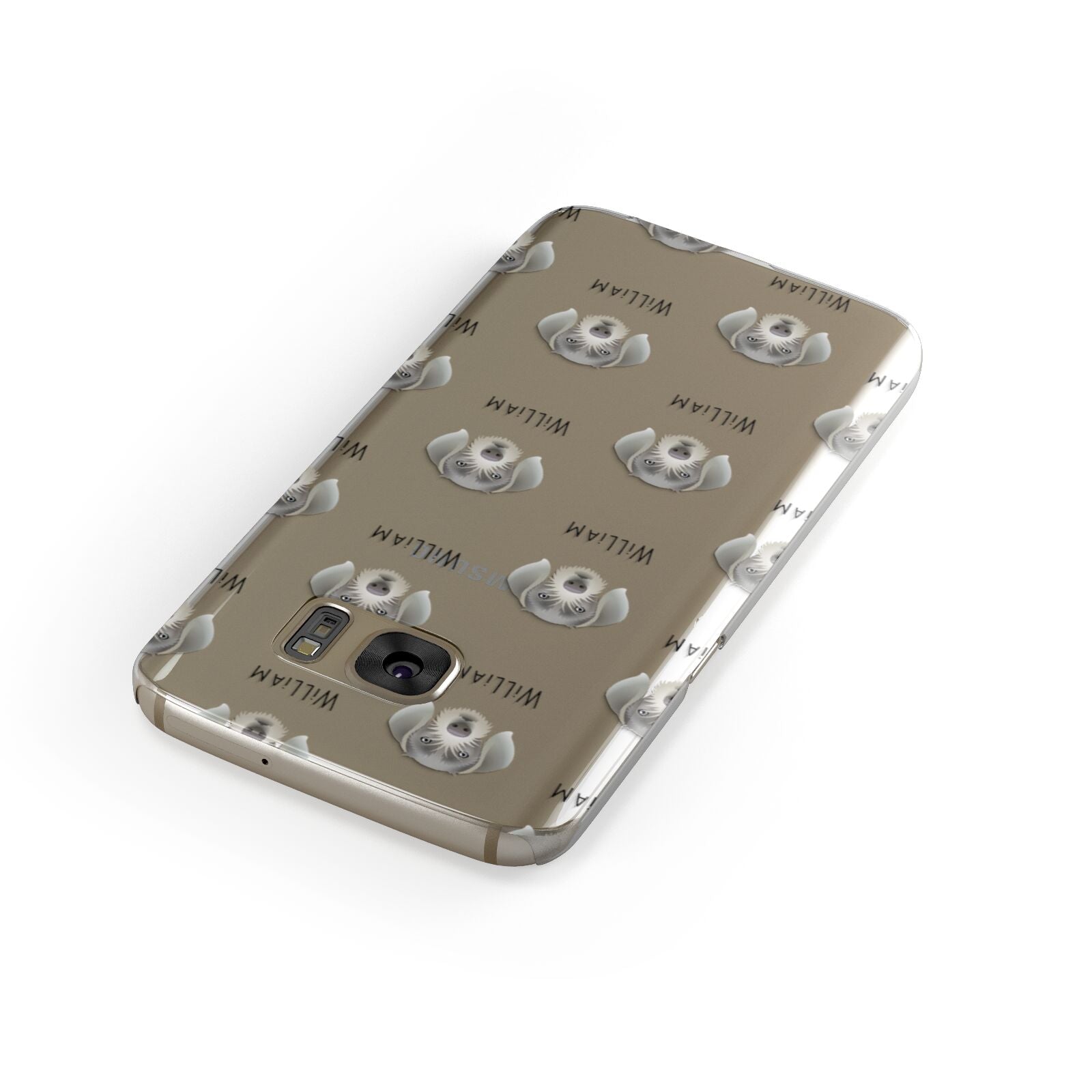 Slovakian Rough Haired Pointer Icon with Name Samsung Galaxy Case Front Close Up