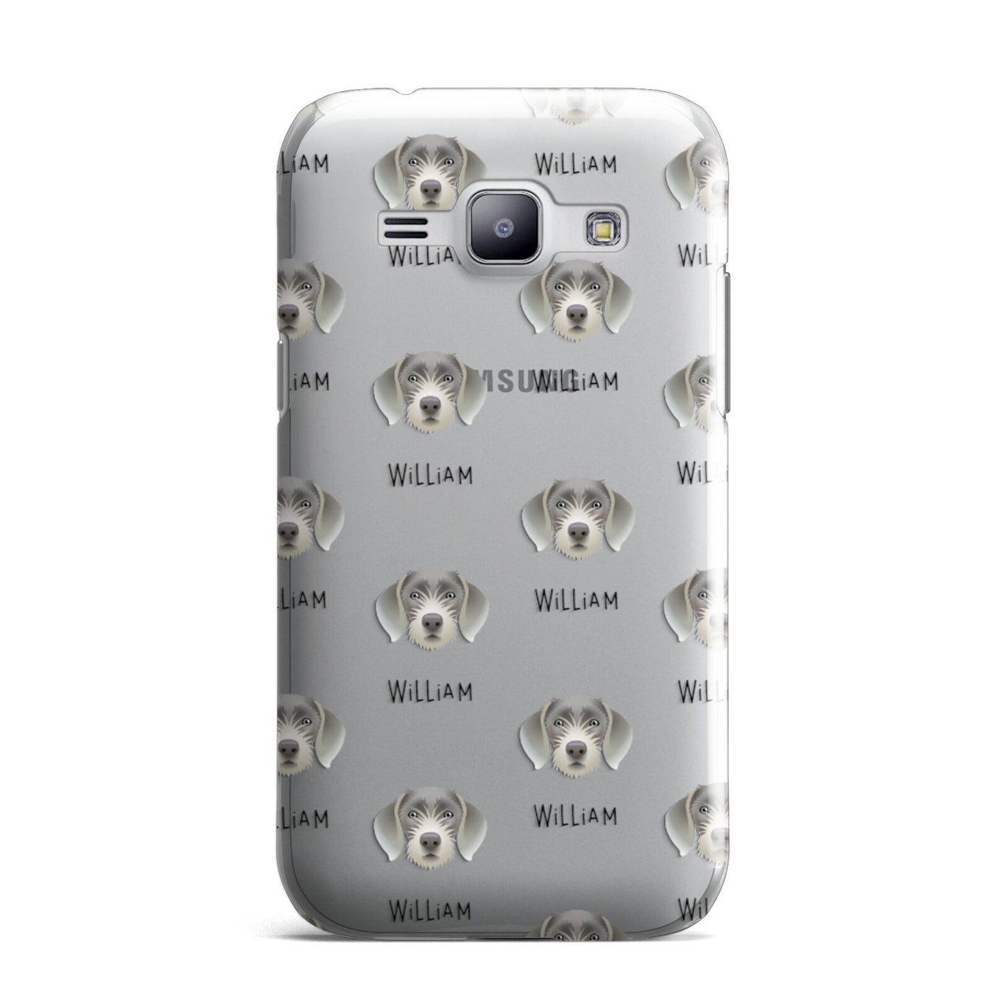 Slovakian Rough Haired Pointer Icon with Name Samsung Galaxy J1 2015 Case