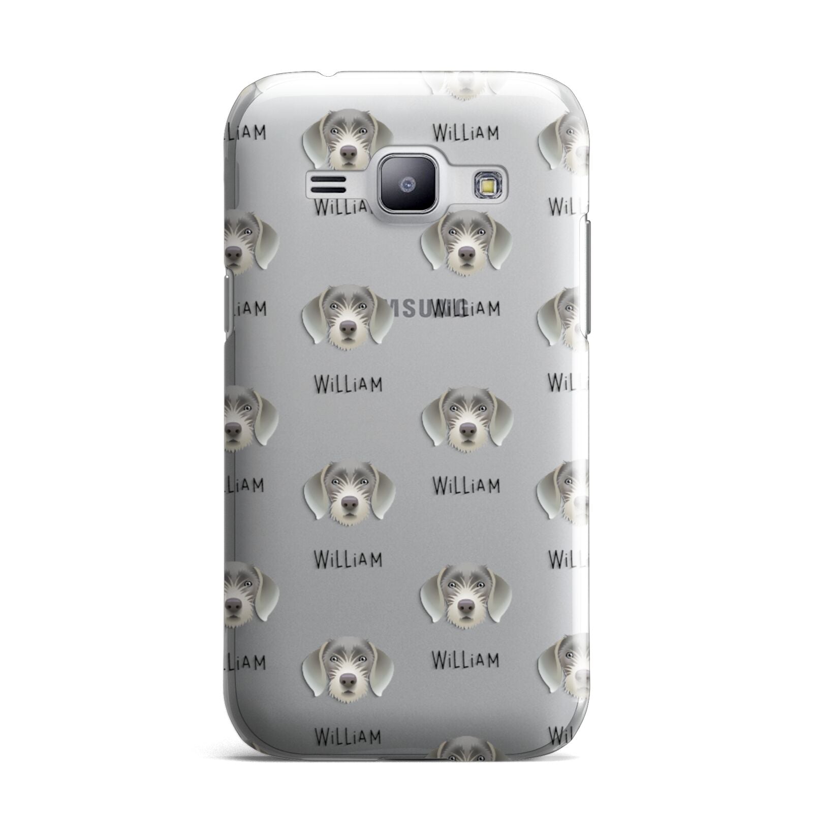 Slovakian Rough Haired Pointer Icon with Name Samsung Galaxy J1 2015 Case