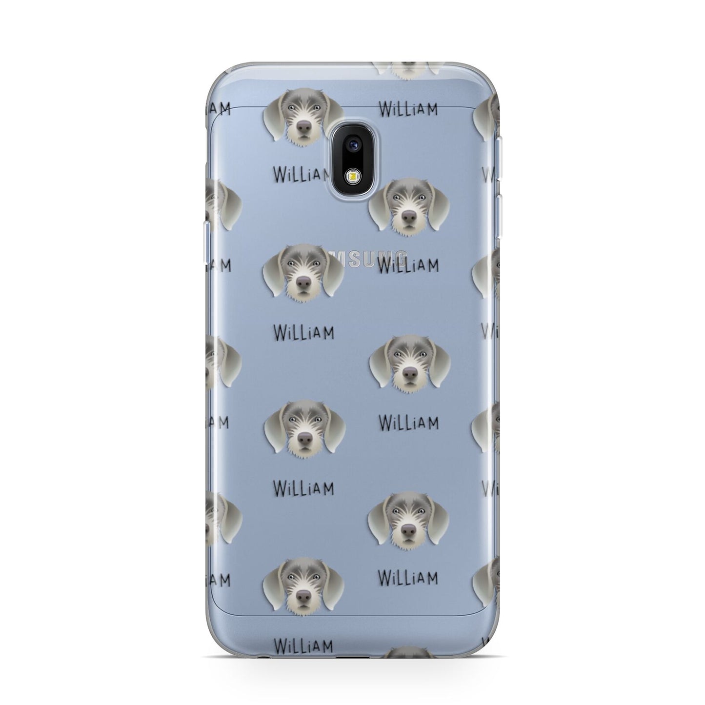 Slovakian Rough Haired Pointer Icon with Name Samsung Galaxy J3 2017 Case
