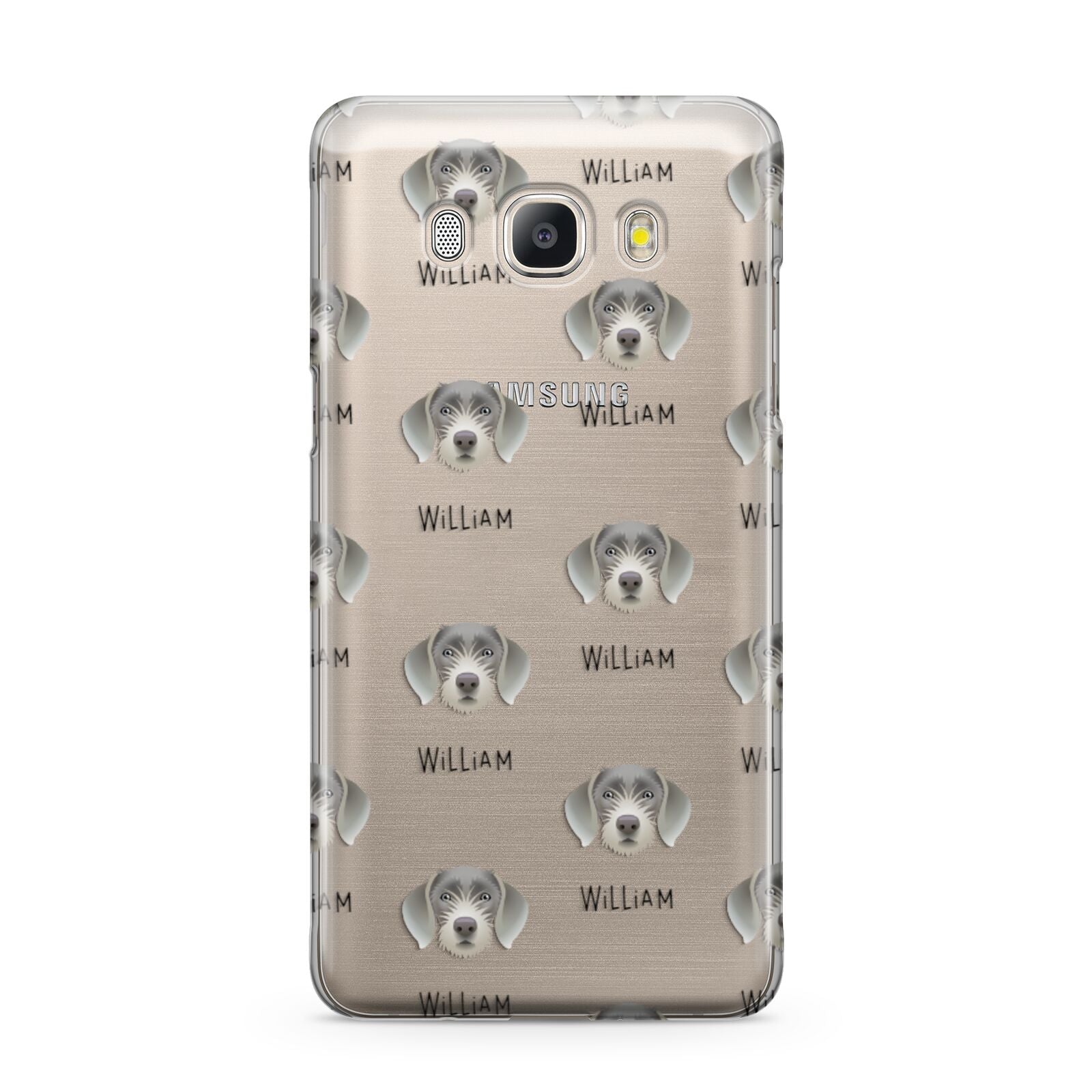Slovakian Rough Haired Pointer Icon with Name Samsung Galaxy J5 2016 Case