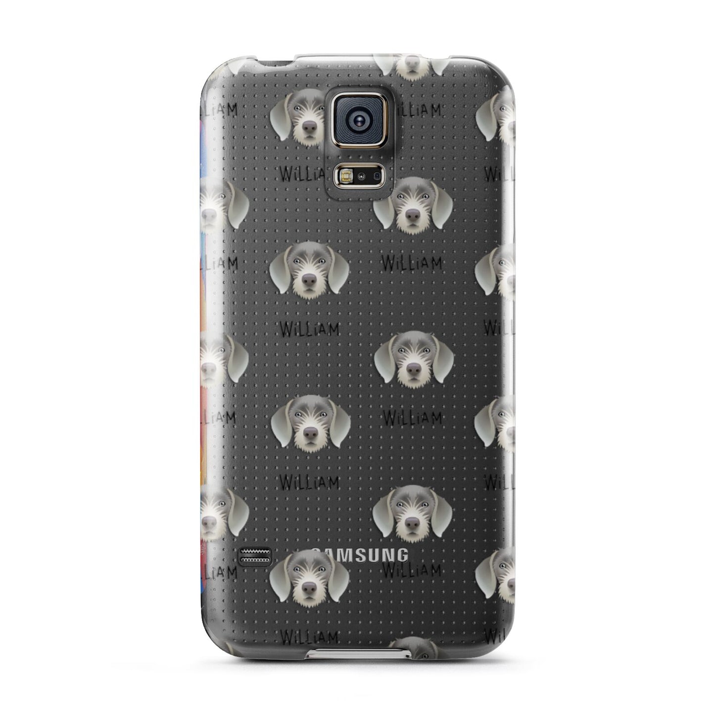 Slovakian Rough Haired Pointer Icon with Name Samsung Galaxy S5 Case