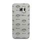 Slovakian Rough Haired Pointer Icon with Name Samsung Galaxy S6 Edge Case