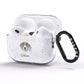 Slovakian Rough Haired Pointer Personalised AirPods Pro Glitter Case Side Image