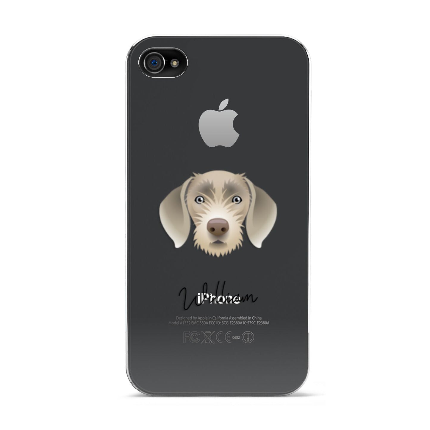 Slovakian Rough Haired Pointer Personalised Apple iPhone 4s Case