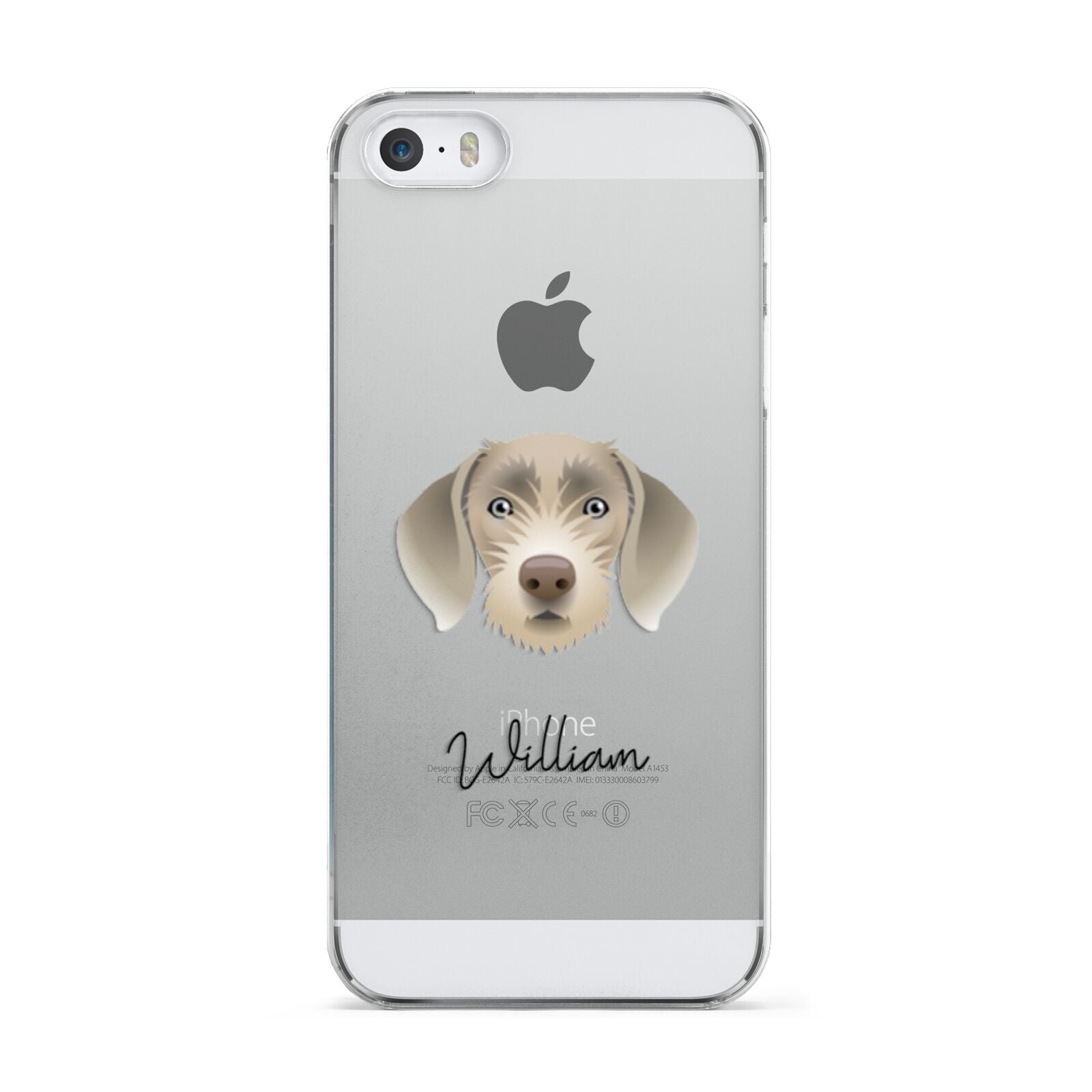 Slovakian Rough Haired Pointer Personalised Apple iPhone 5 Case
