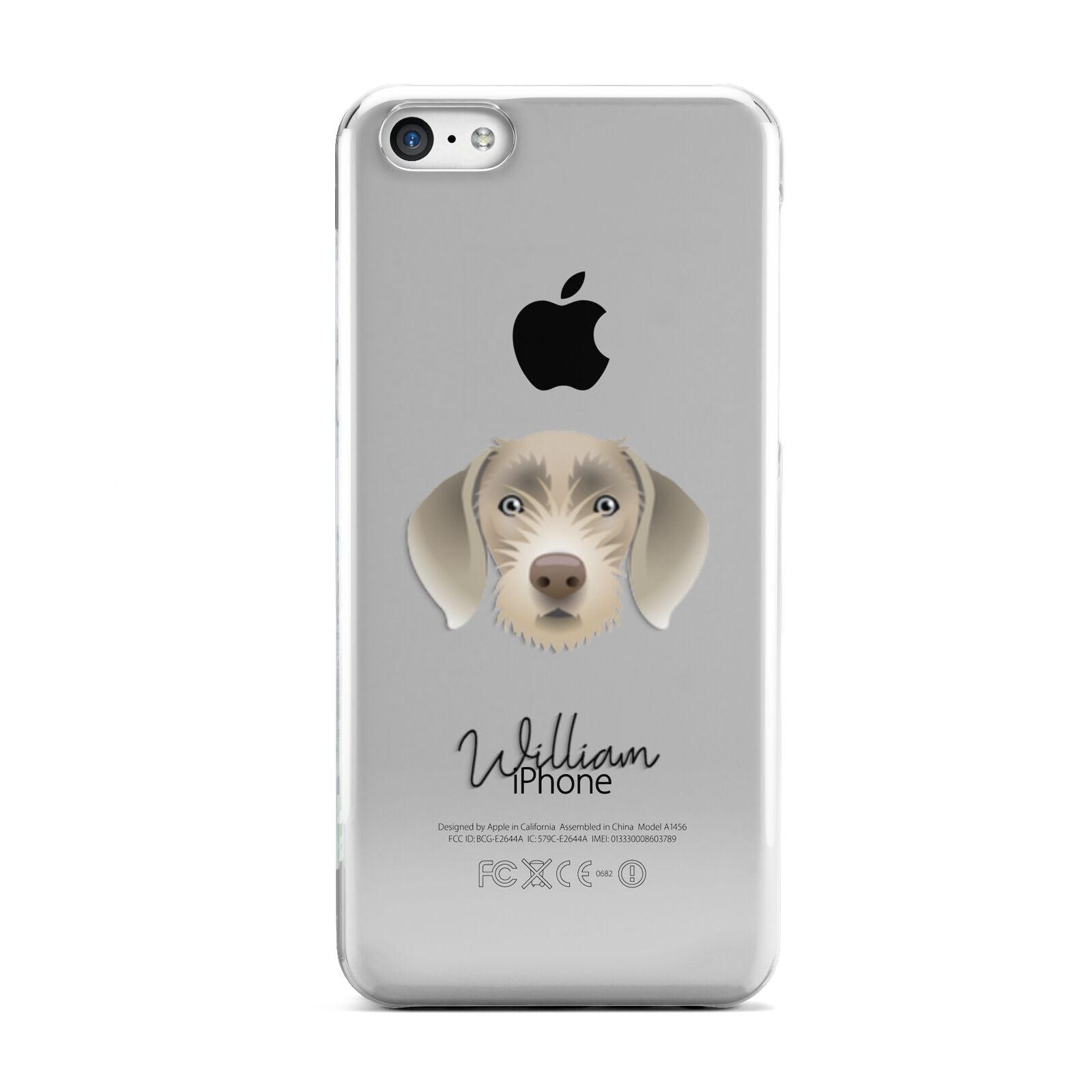 Slovakian Rough Haired Pointer Personalised Apple iPhone 5c Case