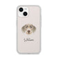 Slovakian Rough Haired Pointer Personalised iPhone 14 Clear Tough Case Starlight