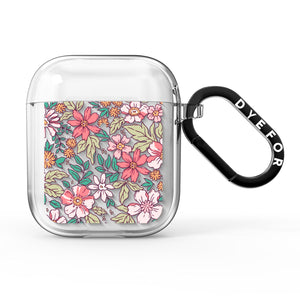 Small Floral Pattern AirPods Case