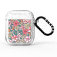 Small Floral Pattern AirPods Glitter Case