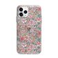 Small Floral Pattern Apple iPhone 11 Pro Max in Silver with Bumper Case