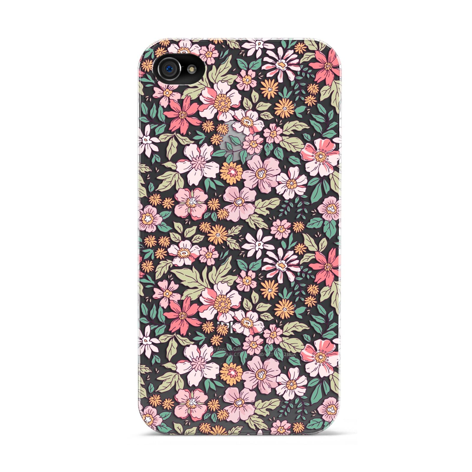 Small Floral Pattern Apple iPhone 4s Case