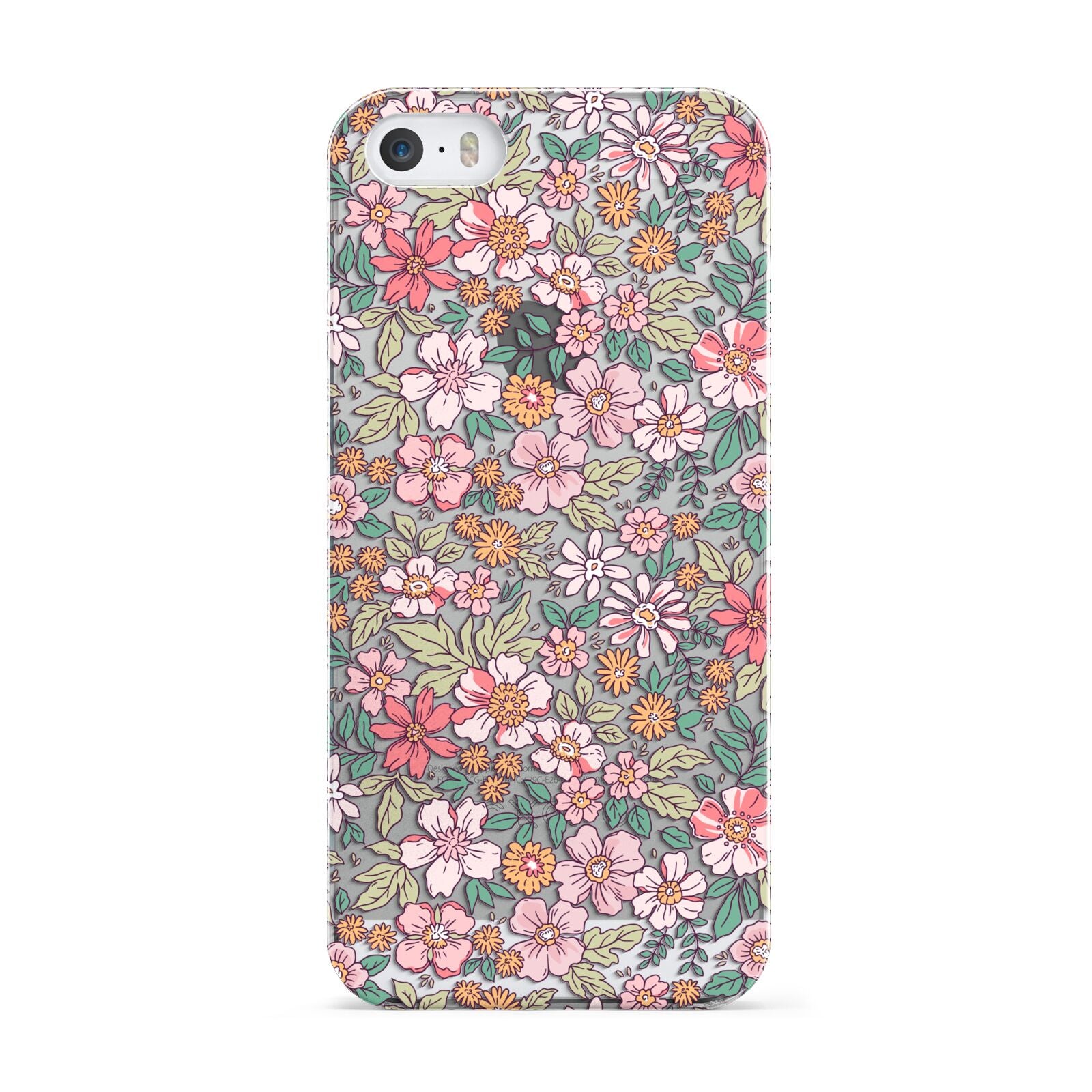 Small Floral Pattern Apple iPhone 5 Case