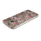 Small Floral Pattern Samsung Galaxy Case Top Cutout