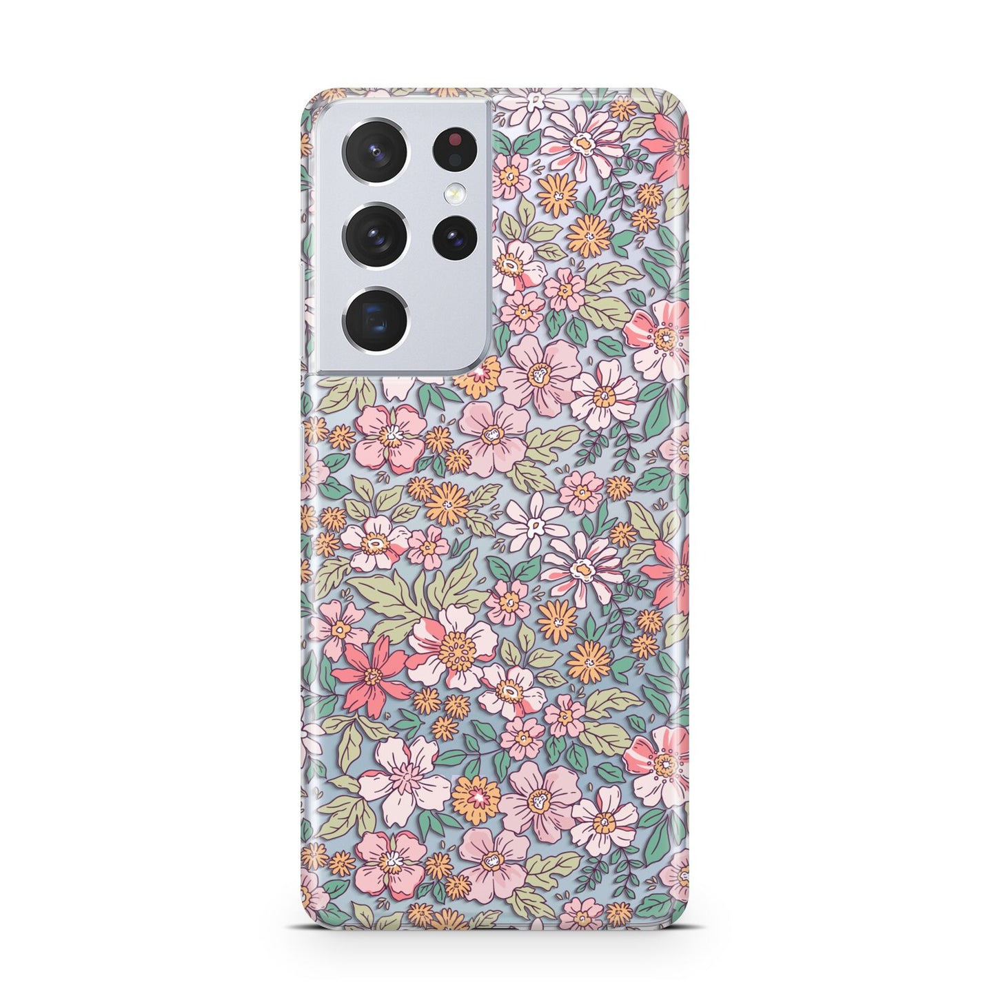 Small Floral Pattern Samsung S21 Ultra Case