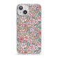 Small Floral Pattern iPhone 13 Clear Bumper Case