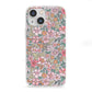 Small Floral Pattern iPhone 13 Mini Clear Bumper Case