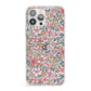 Small Floral Pattern iPhone 13 Pro Max Clear Bumper Case
