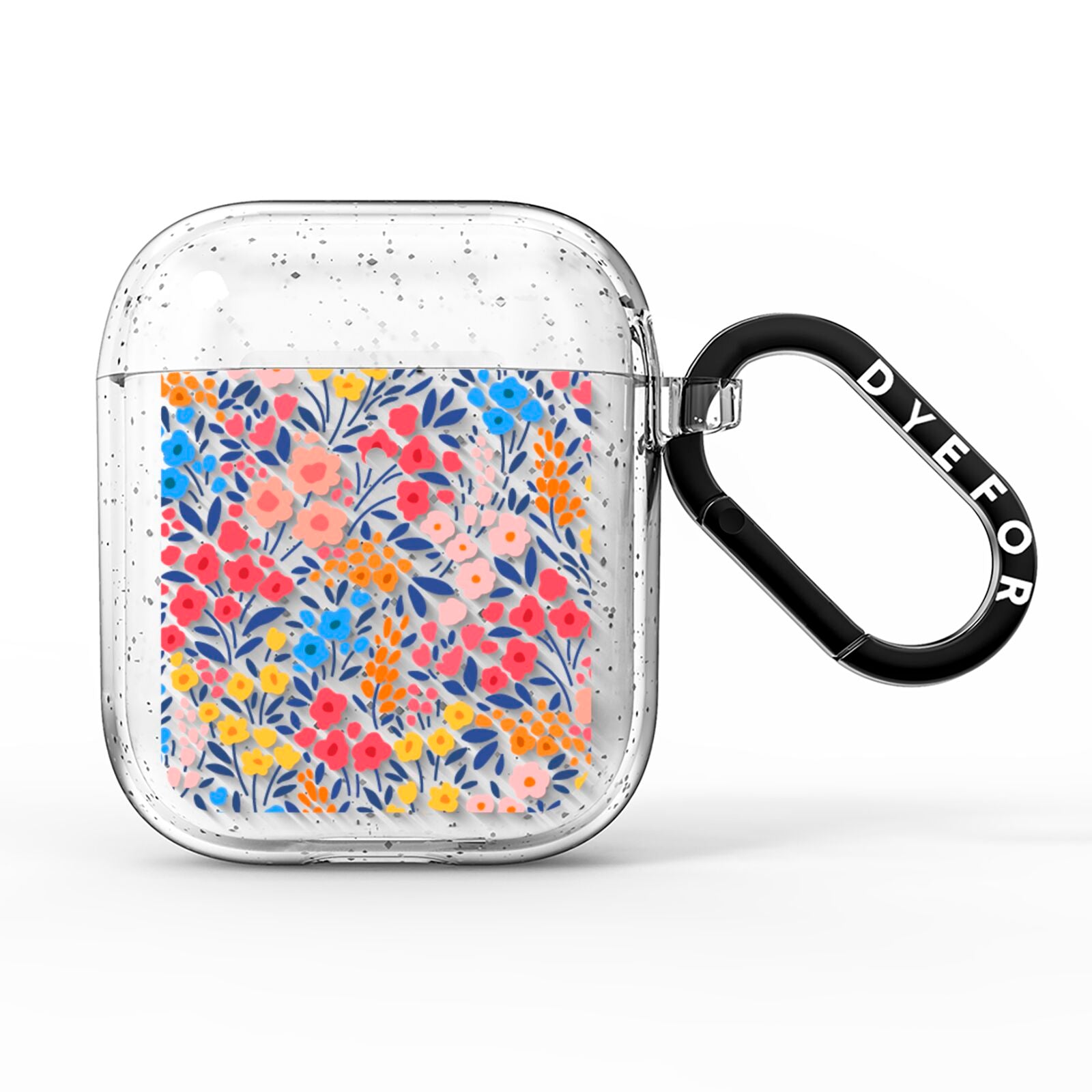 Small Flowers AirPods Glitter Case