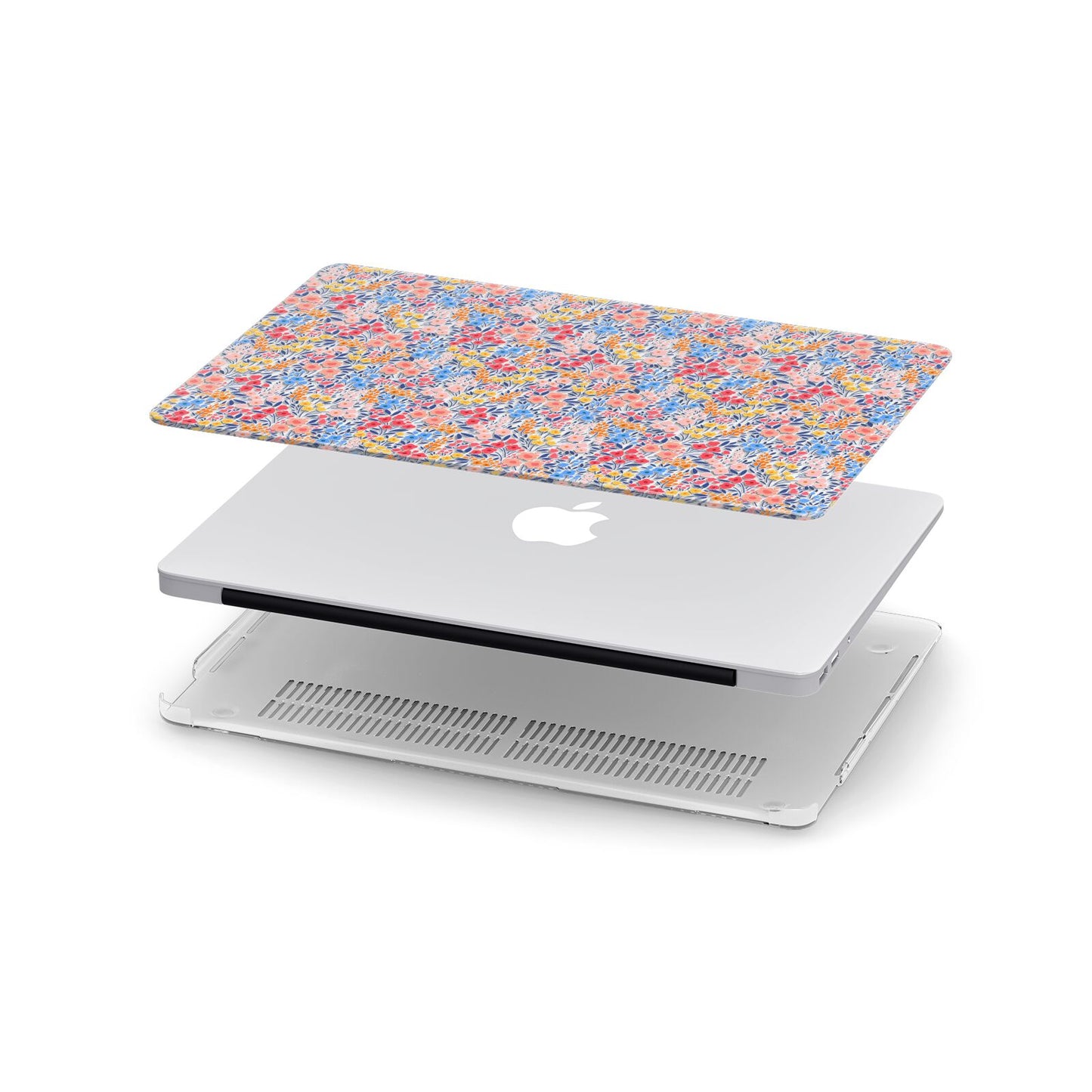 Small Flowers Apple MacBook Case in Detail