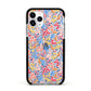 Small Flowers Apple iPhone 11 Pro in Silver with Black Impact Case
