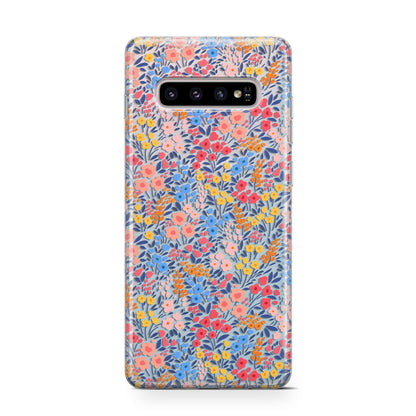 Small Flowers Samsung Galaxy S10 Case
