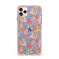 Small Flowers iPhone 11 Pro Max Impact Pink Edge Case