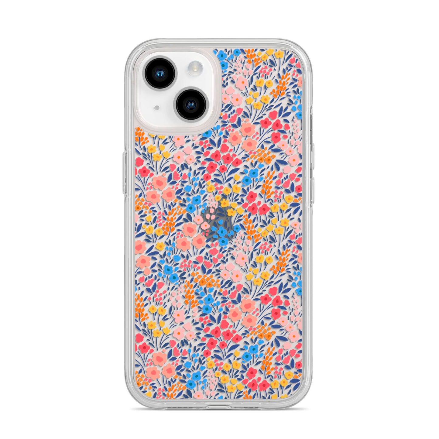 Small Flowers iPhone 14 Clear Tough Case Starlight