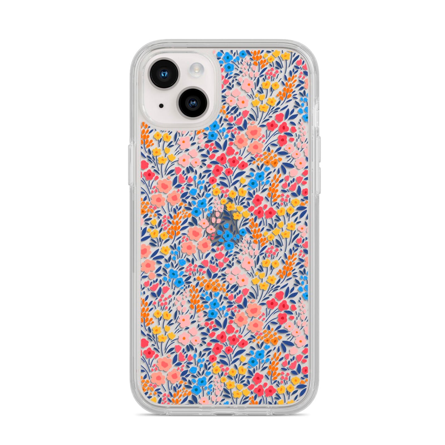 Small Flowers iPhone 14 Plus Clear Tough Case Starlight