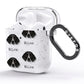 Small Munsterlander Icon with Name AirPods Glitter Case Side Image