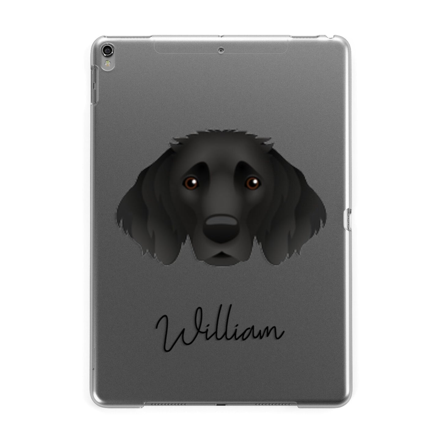 Small Munsterlander Personalised Apple iPad Grey Case
