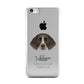 Small Munsterlander Personalised Apple iPhone 5c Case