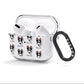 Smooth Collie Icon with Name AirPods Clear Case 3rd Gen Side Image