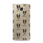 Smooth Collie Icon with Name Samsung Galaxy A7 2016 Case on gold phone