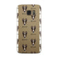 Smooth Collie Icon with Name Samsung Galaxy Case