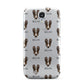 Smooth Collie Icon with Name Samsung Galaxy S4 Case