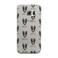 Smooth Collie Icon with Name Samsung Galaxy S6 Edge Case