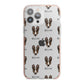 Smooth Collie Icon with Name iPhone 13 Pro Max TPU Impact Case with Pink Edges