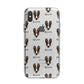 Smooth Collie Icon with Name iPhone X Bumper Case on Silver iPhone Alternative Image 1
