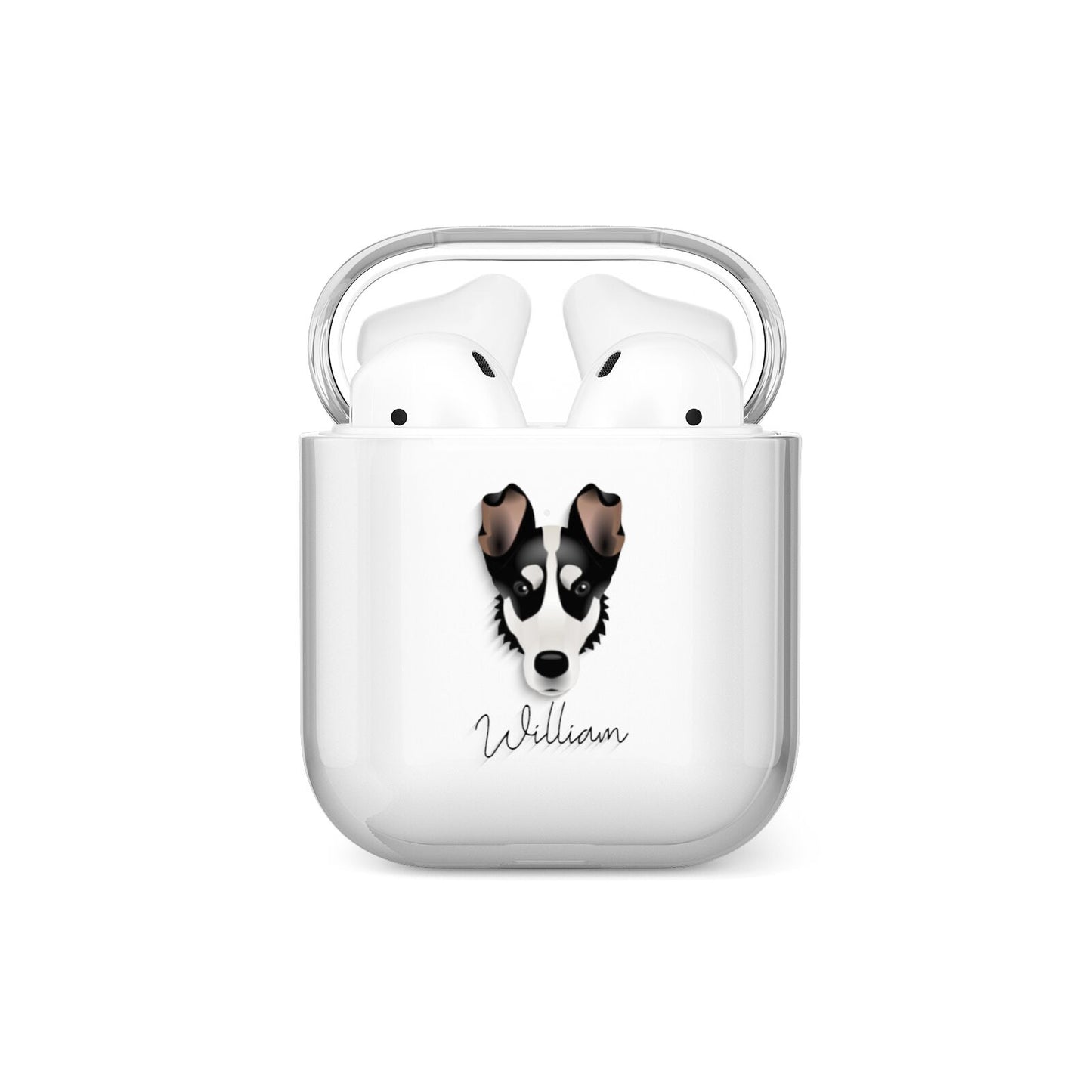Smooth Collie Personalised AirPods Case