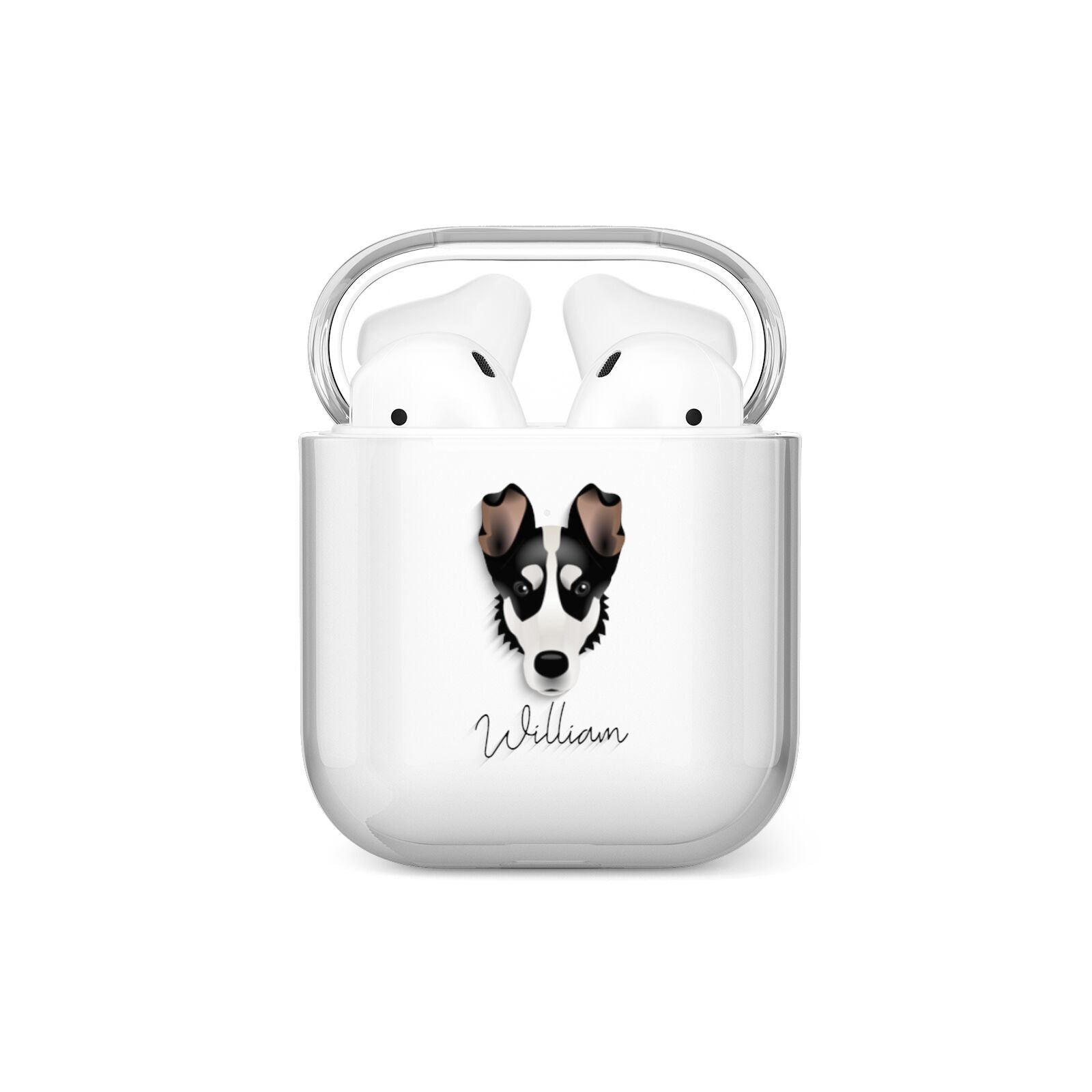 Smooth Collie Personalised AirPods Case